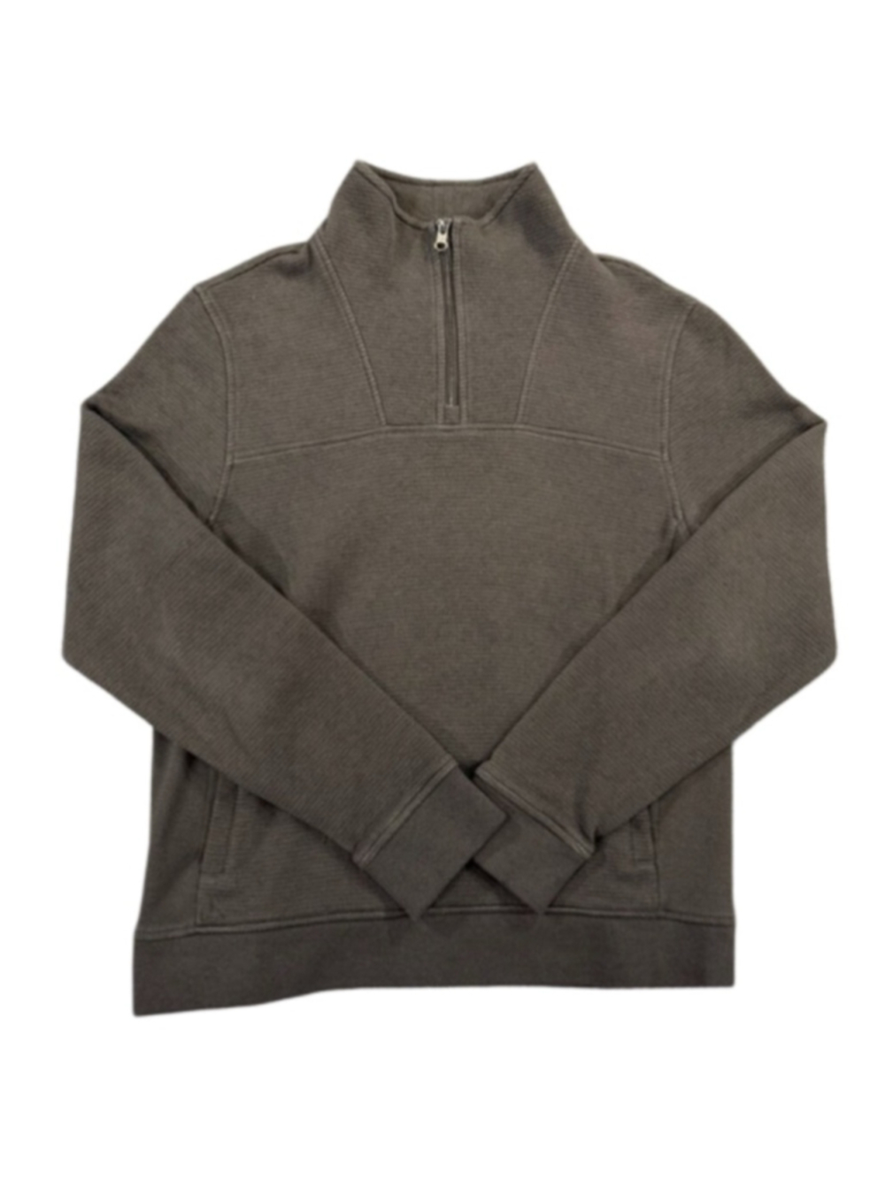 UNTUCKit Brown Quarter Zip
Pullover Sweater Men's
Medium